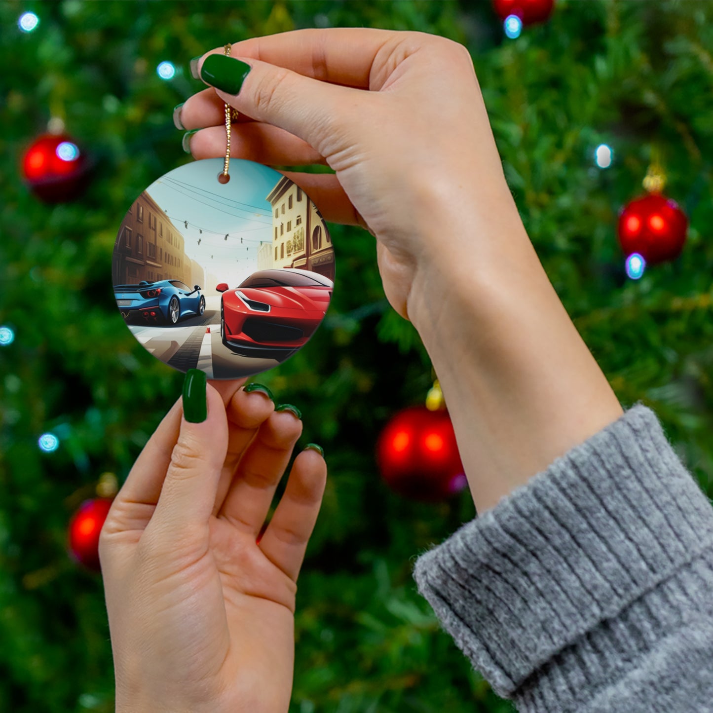 Big Boys' Toys Ceramic Ornament