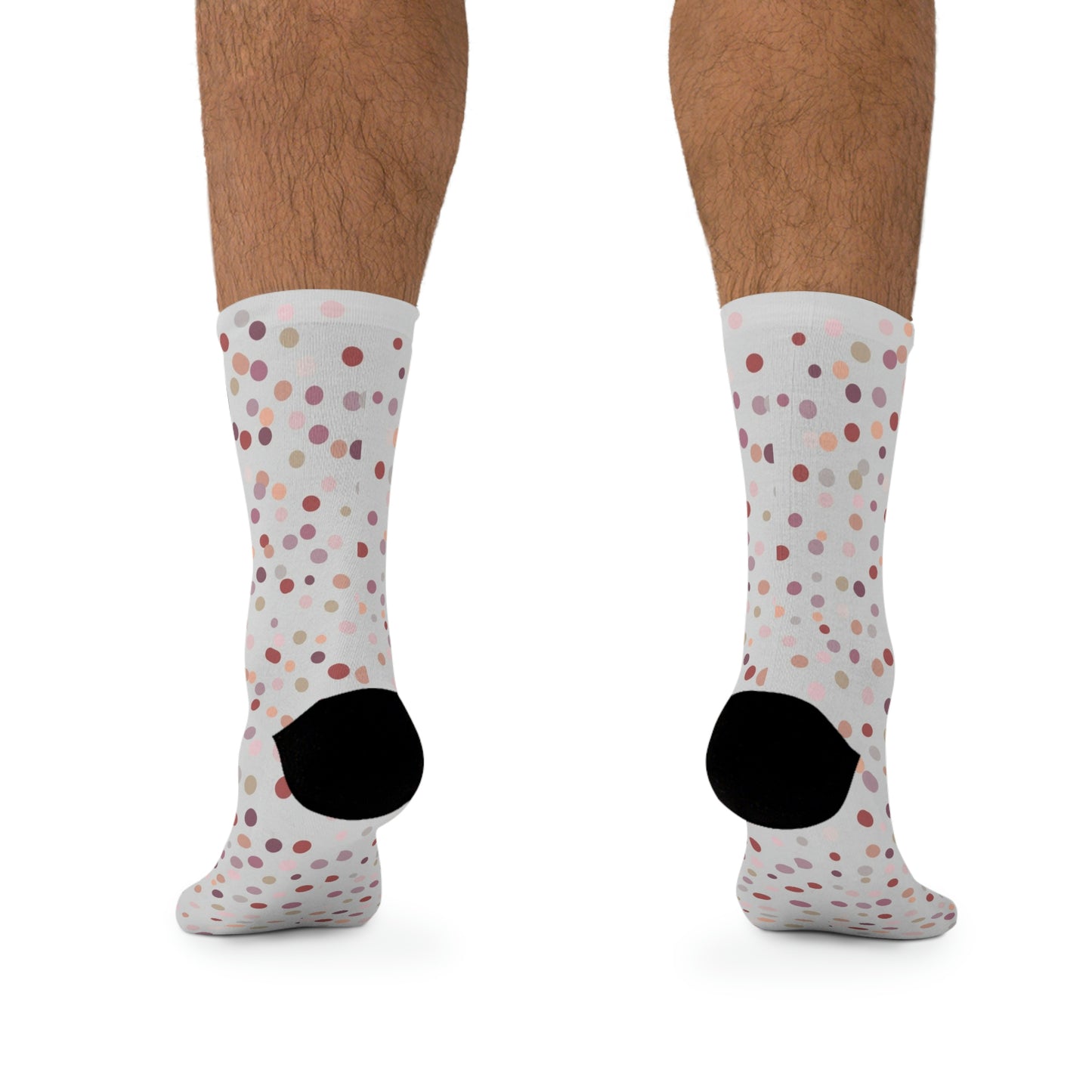 Sage/Dotted Recycled Poly Socks